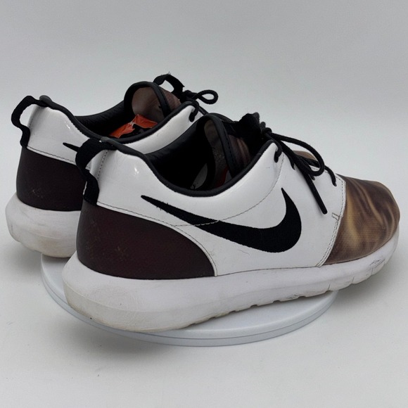 NIKE Roshe Sneaker Shoe Pedro Lourenco Collab Women's White Brown Athletic 9.5 - Picture 8 of 13
